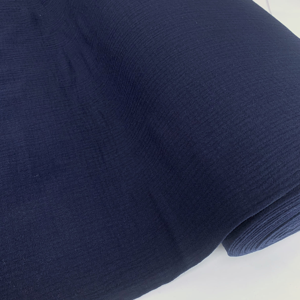 Double Gauze Navy Fabric Roll