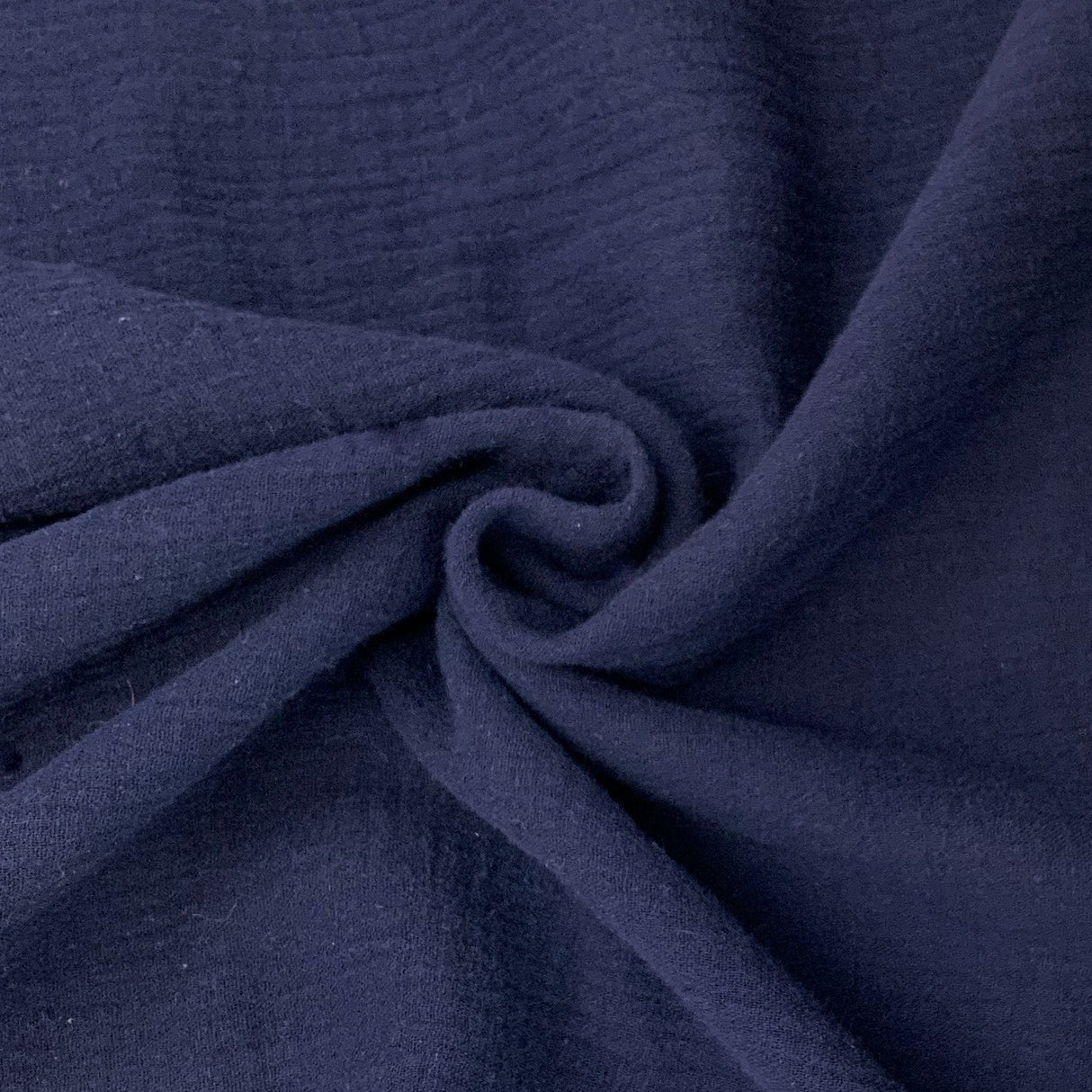 Double Gauze Navy Folded Close