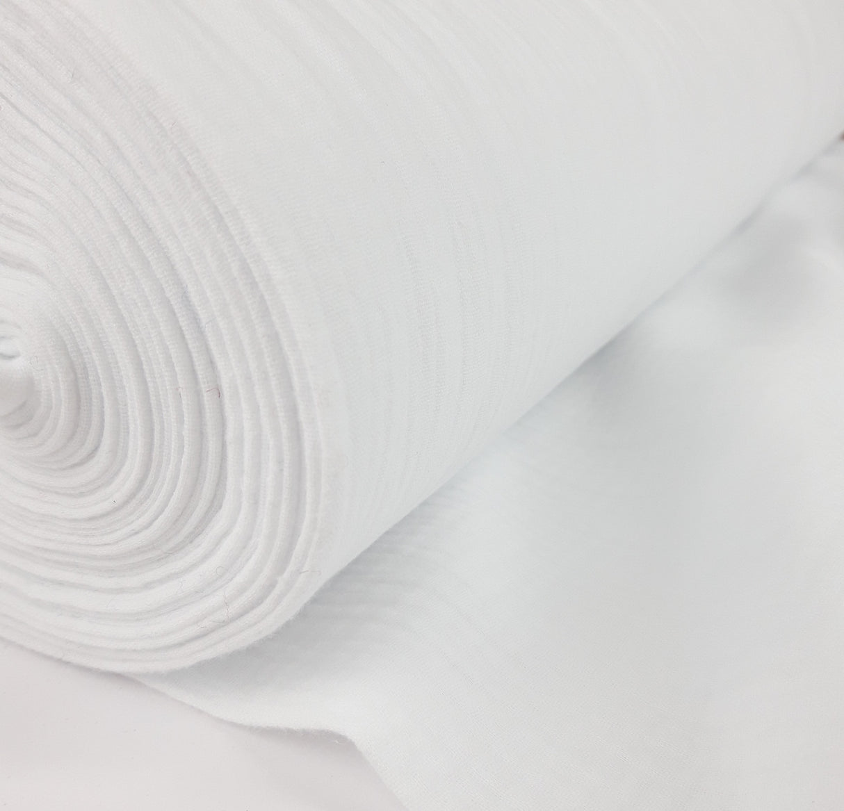 Double Gauze White Cotton Gauze Wrinkled Dress Fabric Bolt Fabric Photo