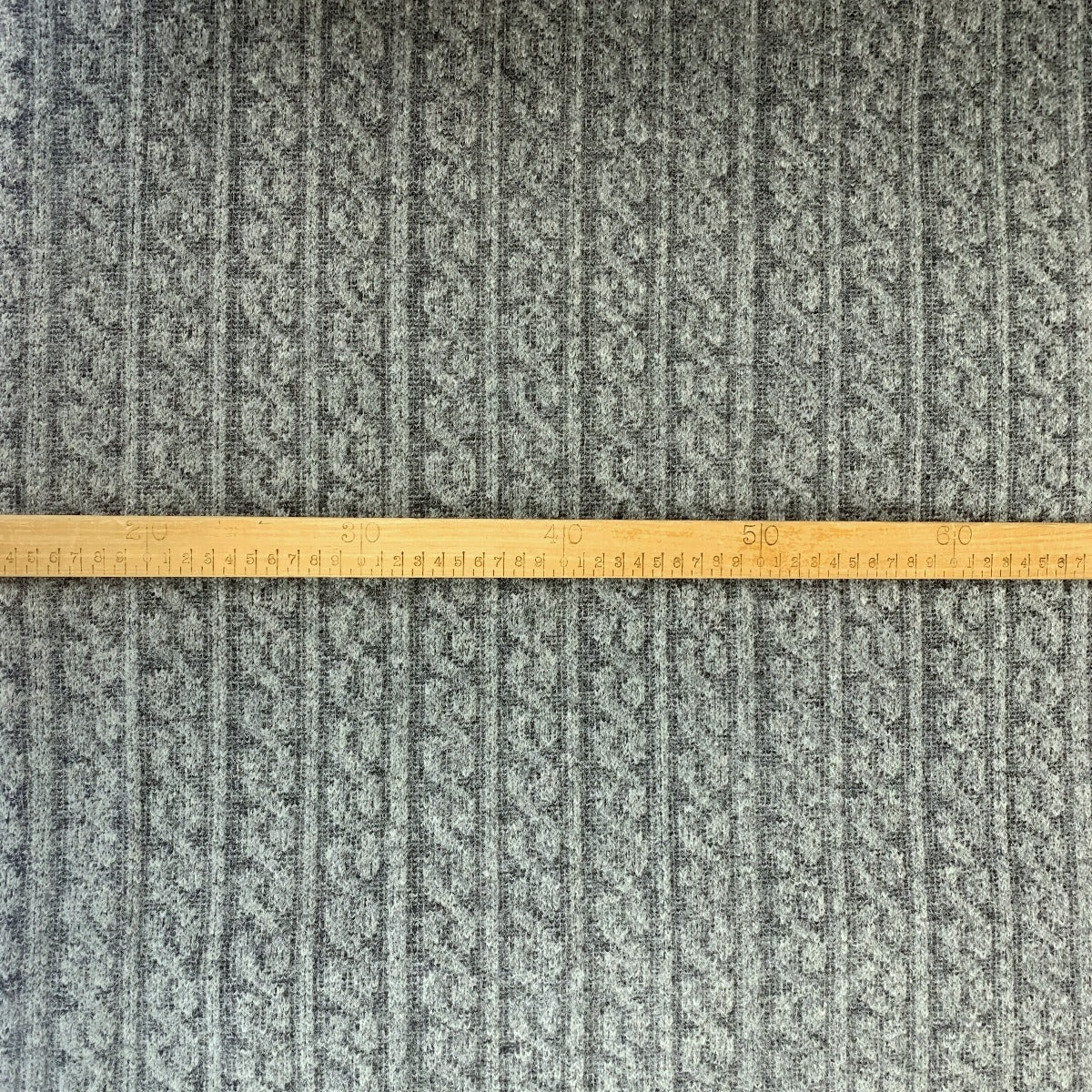 Double Whammy Wool Polyester Grey Marl Coating Scale