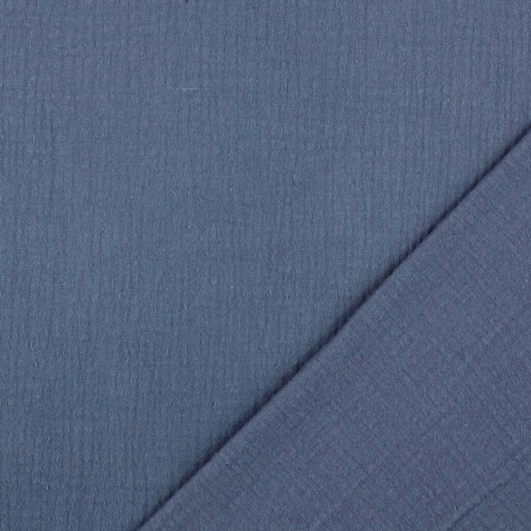 Double Gauze Fabric Denim Fold