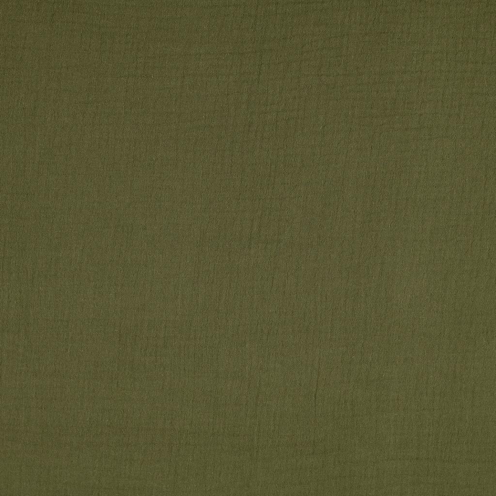 Double Gauze Fabric Forest Green 5031