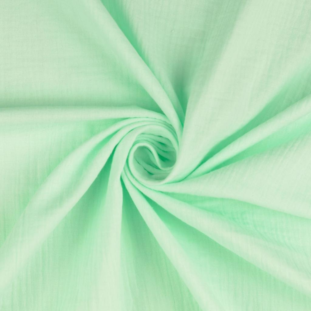 Double Gauze Fabric Mint 5036 Twist