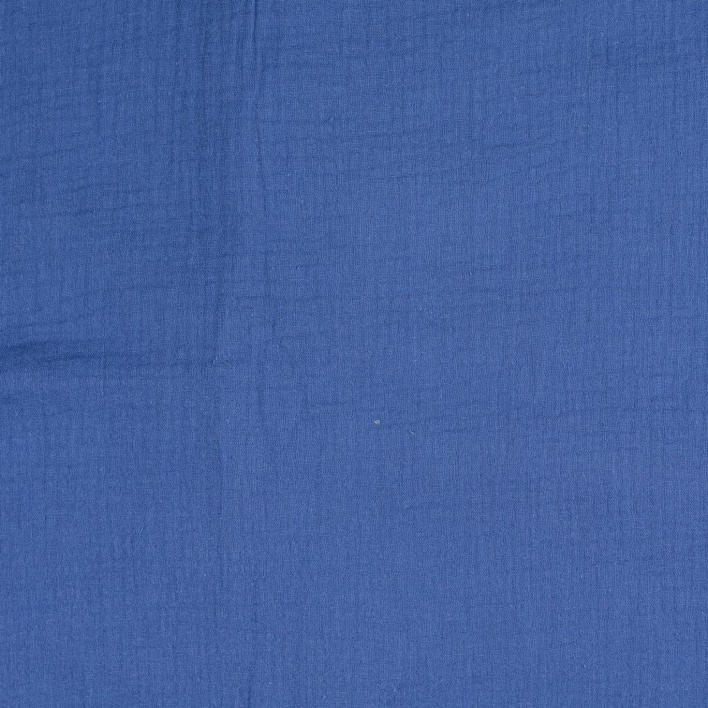 Double Gauze Fabric Royal Blue 6027