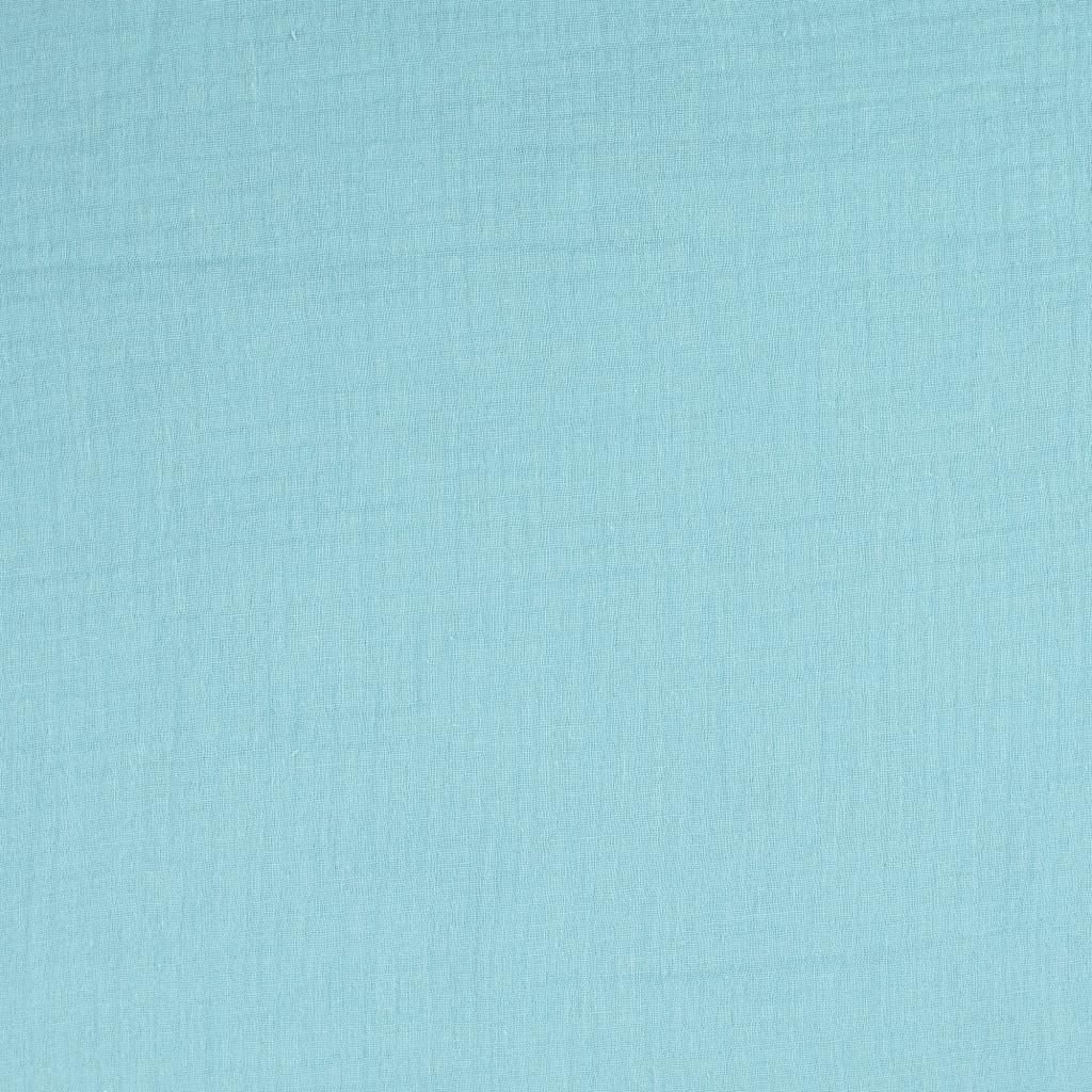 Double Gauze Fabric Turquoise 3030