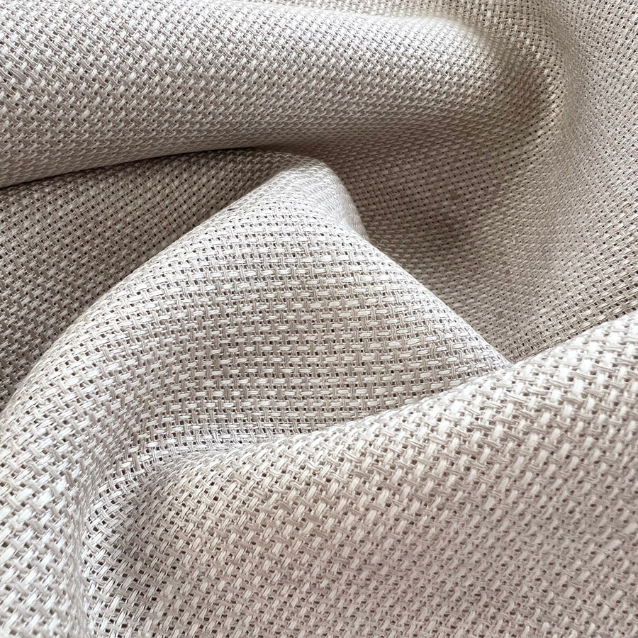 Dove Grey 100 Percent Linen Dress Fabric Let Loose Light Beige