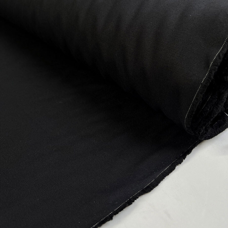 Dry Finish Tin Cloth Black Water Resistant British Coating Fabric Roll