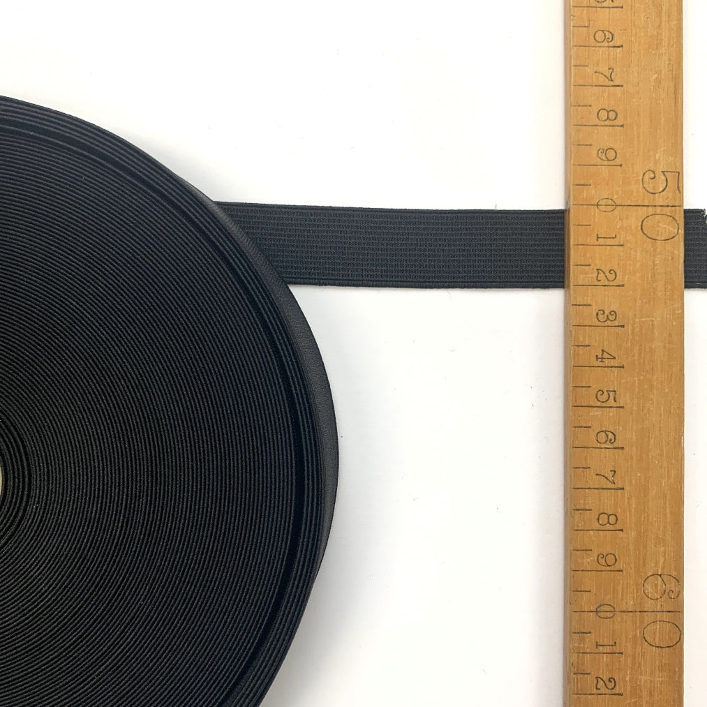 Elastic Black 2Cm