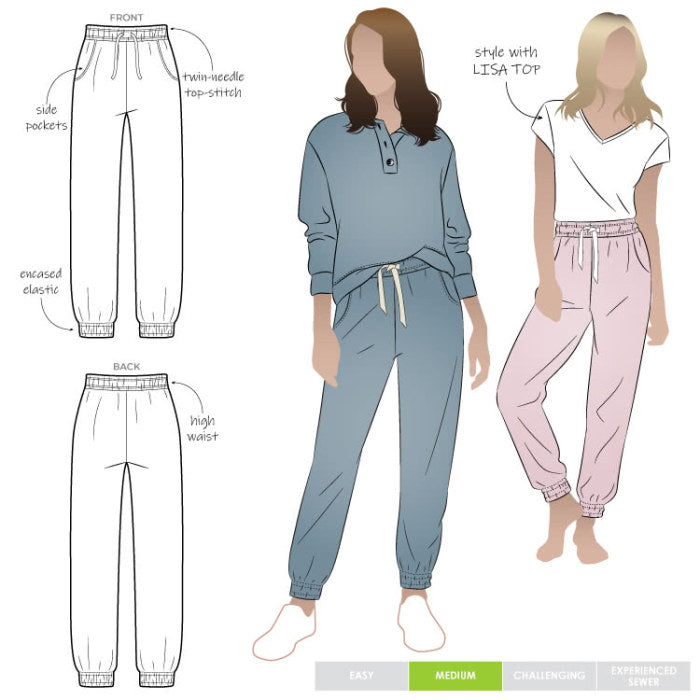 Ernie Knit Pant Pattern By Style Arc Cover Aee9Feb5 Bdd9 4A53 Af94 06E01Dc70A11