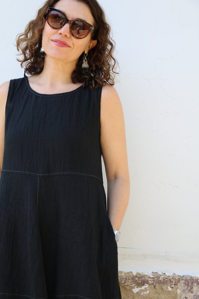 Eva dress pattern tessuti 2