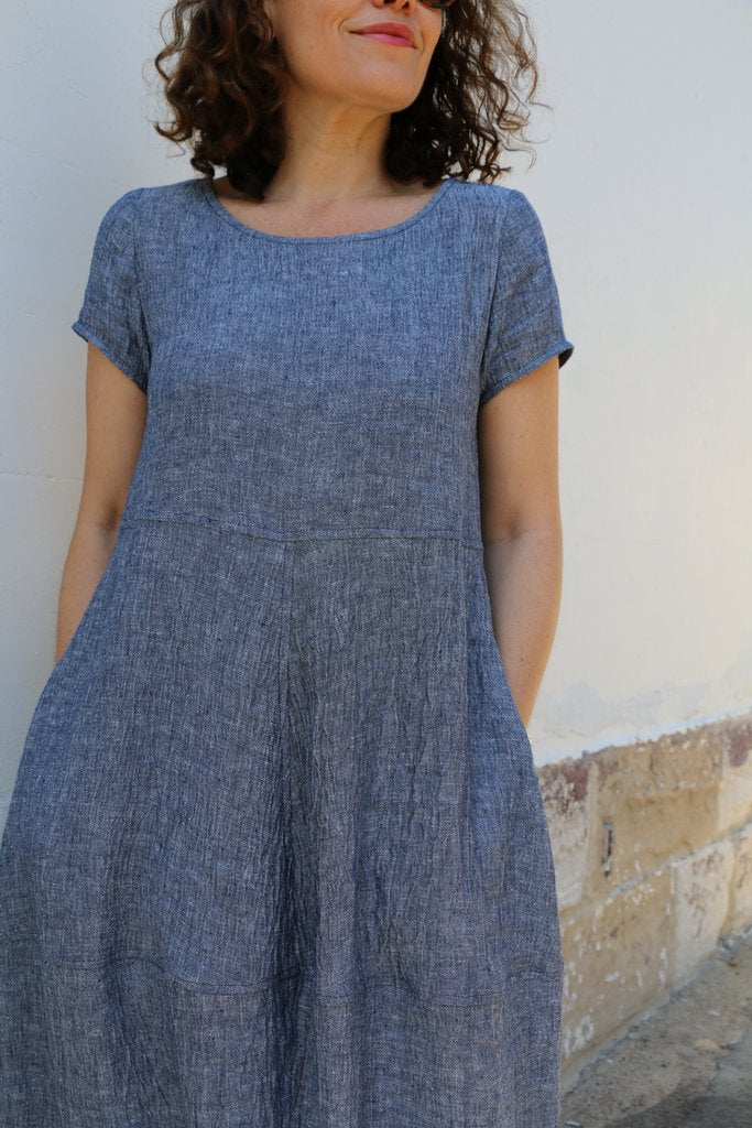Eva dress pattern tessuti 5