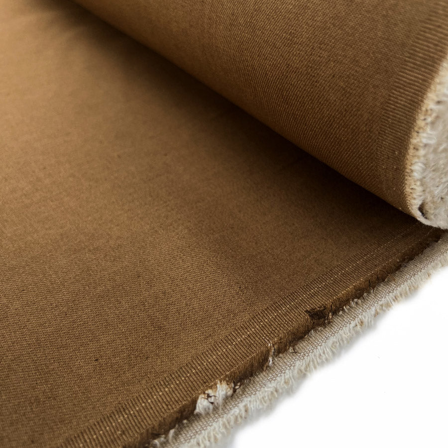 Expanse Denim Dark Camel 7 75oz Cotton Elastane Woven Stretch Jeans Fabric Bolt