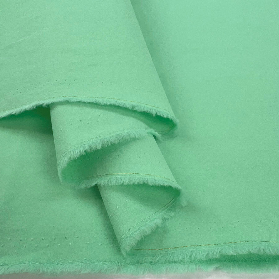 Fibre Mood Combed Cotton Stone Washed Plain Fabric Mint Fold Fm791024 732