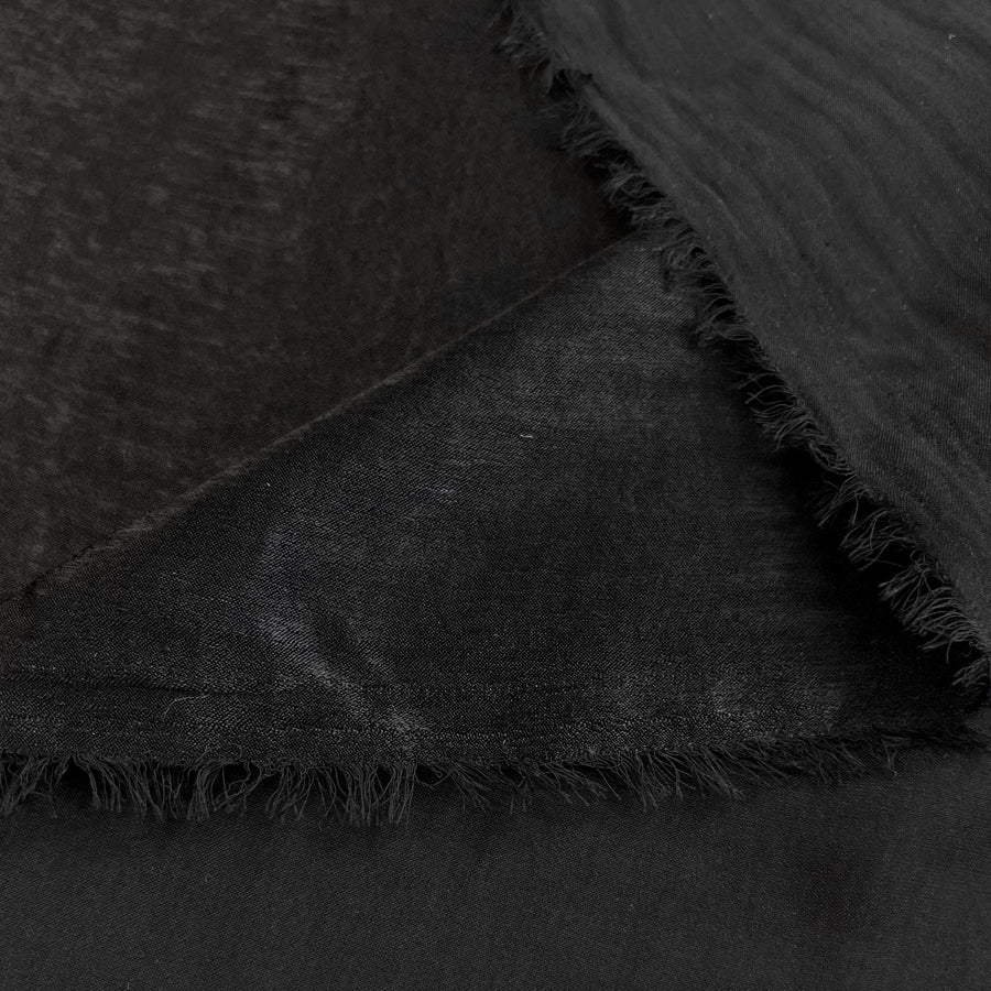 Filmstar Black Polyester Woven Velvet Satin Dress Fabric Fold