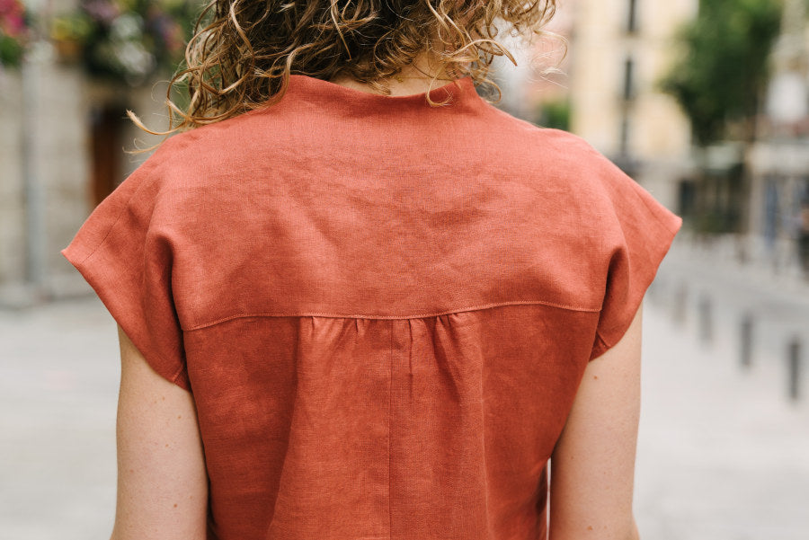 Fira Dress Top Pattern By Liesl And Co 4