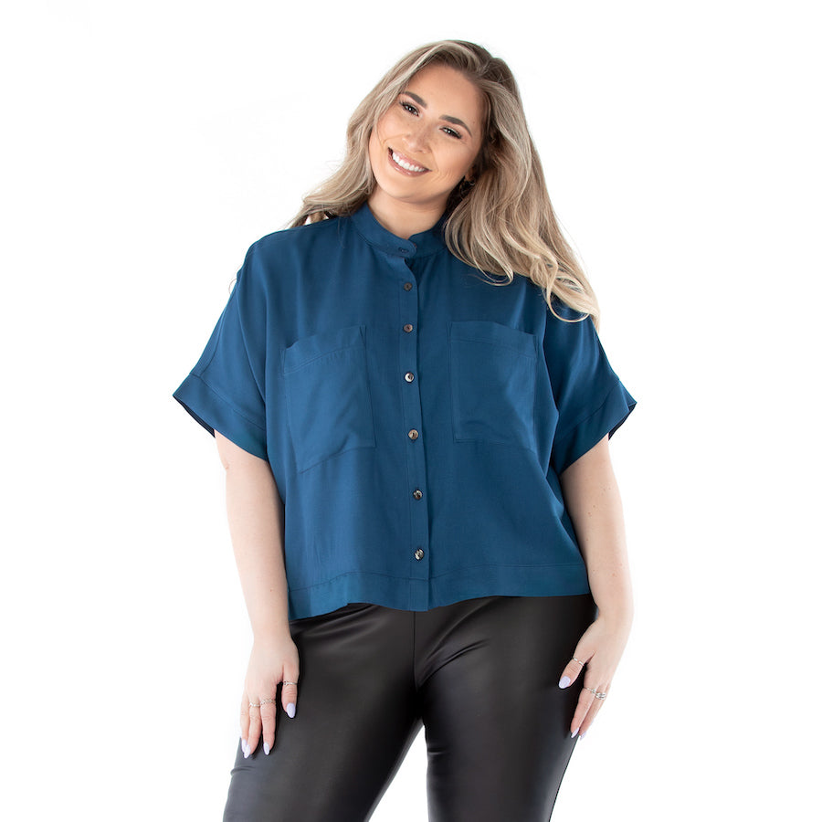 Florence Shirt Shirtdress Pattern Jalie 1