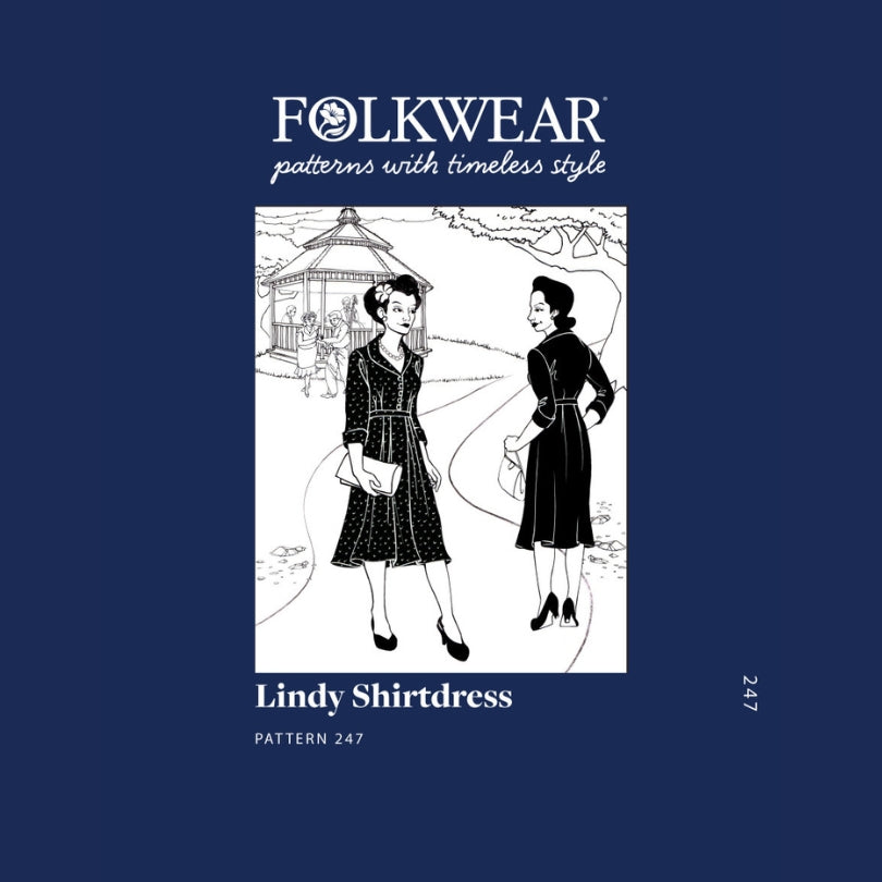 Folkwear Lindy Shirtdress Pattern Cover