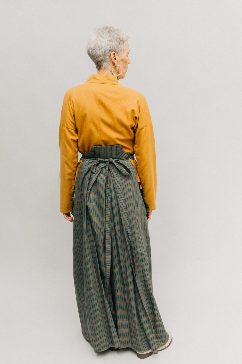 Folkwear Unisex Japanese Hakama Kataginu Pattern 3