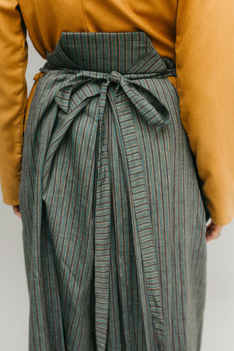 Folkwear Unisex Japanese Hakama Kataginu Pattern 4