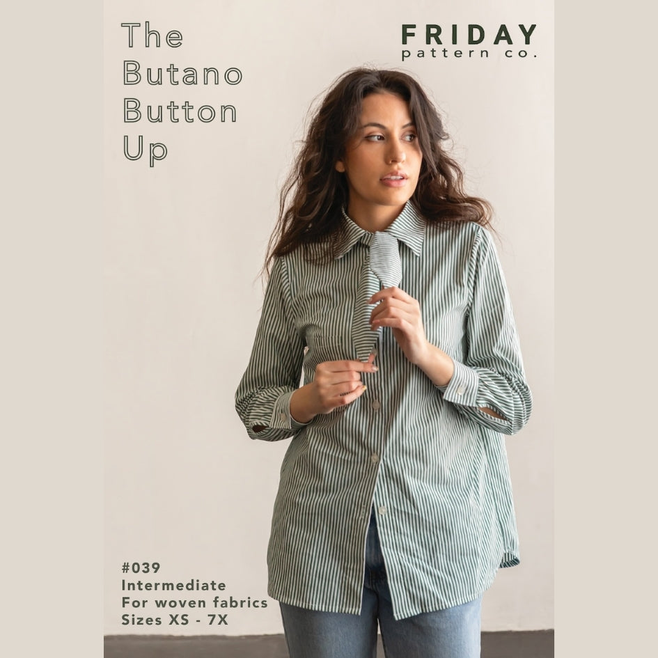 Friday Pattern Company Butano Button Up Pattern Cover
