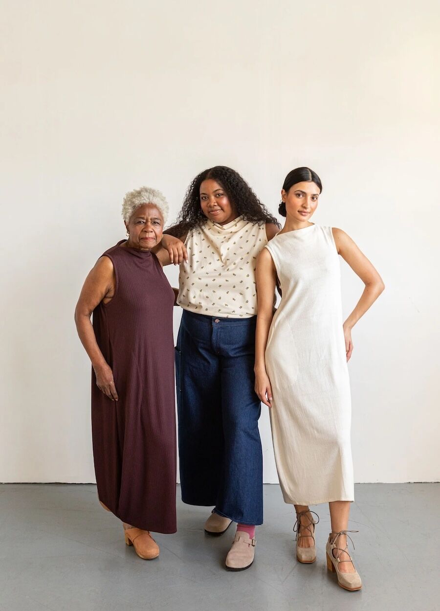 Friday pattern company dew top and dress pattern 14