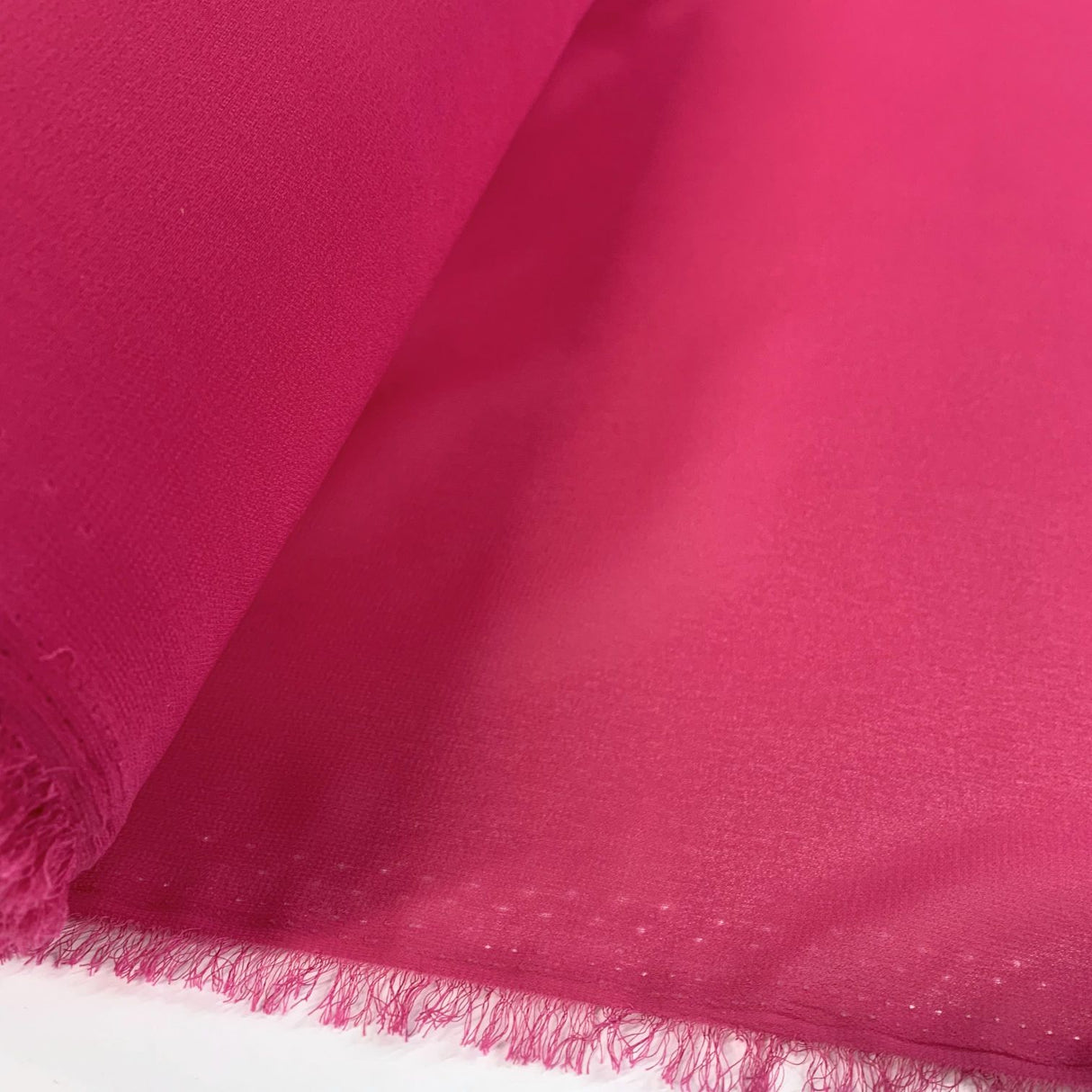 Georgette Dress Fabric Fuchsia Polyester Dress Fabric R