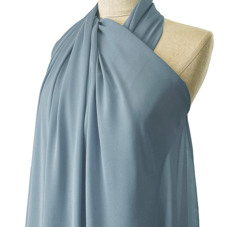 Georgette Cloud Polyester Lightweight Dress Fabric Side