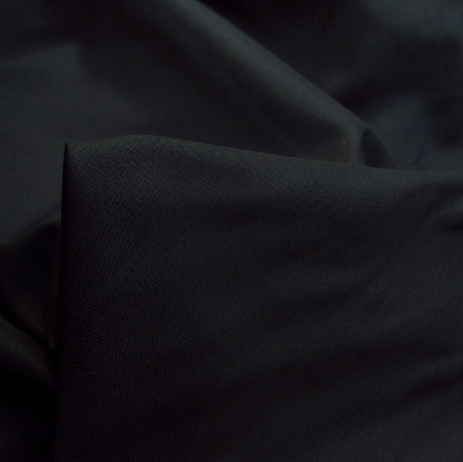 Gone Dark Black Cotton Lawn Cu