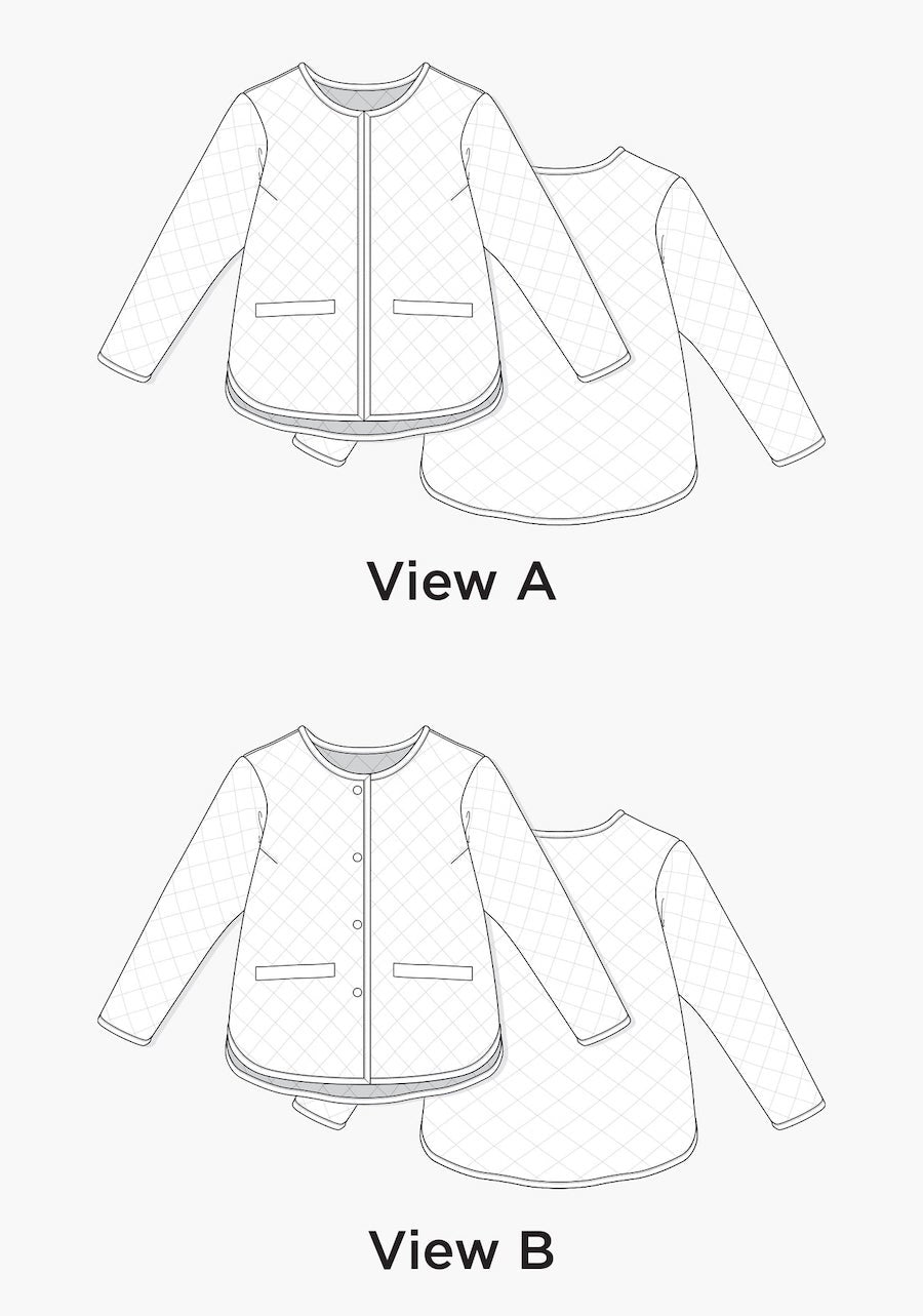 Grainline studio tamarack jacket pattern 14 30 sketch