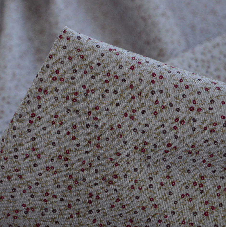 Gypsophila Cotton Poplin Dove Grey Dress Fabric Cu