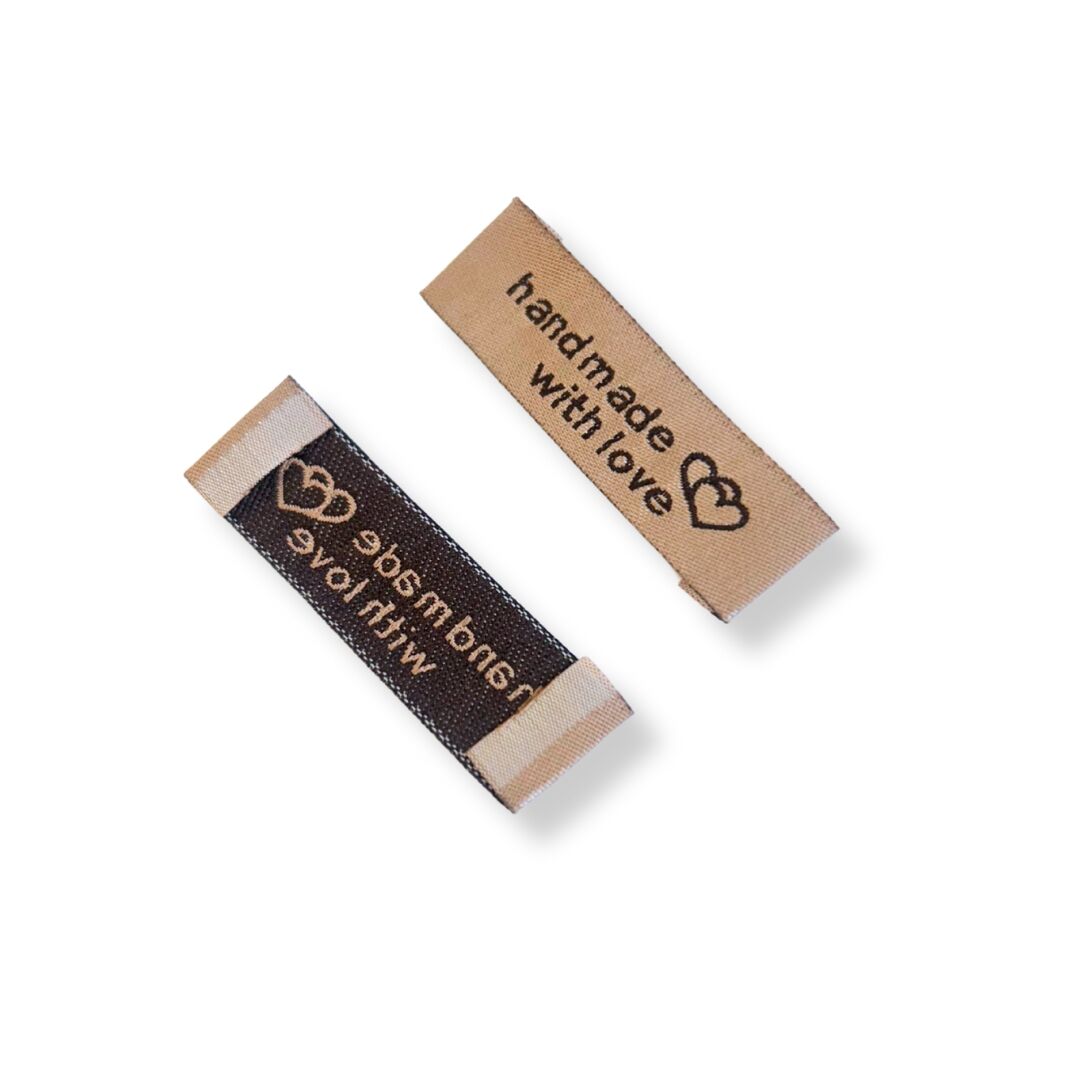 Handmade With Love Sewing Labels Coffee
