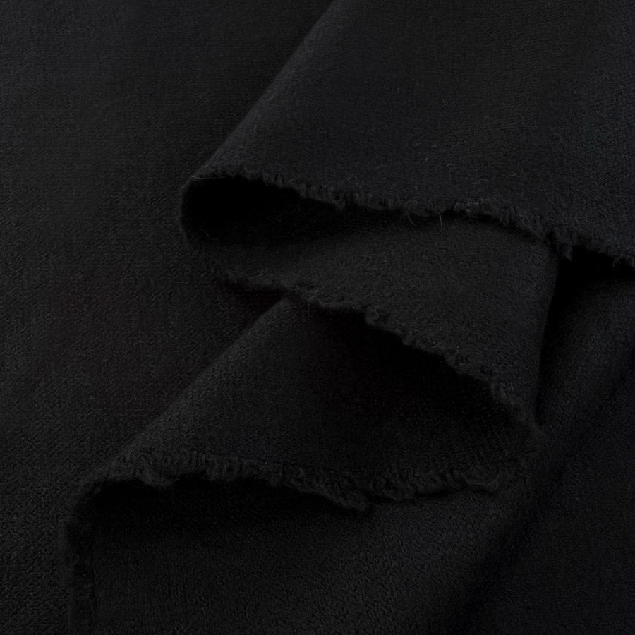 Harmony Knits Black Viscose Polyester Polyamide Soft Knitted Jersey Fabric Fold 045De22E A500 4547 94Ba 4C581436D059