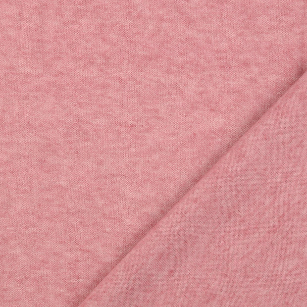 Harmony Knits Pink Viscose Polyester Polyamide Knitted Jersey Fabric Fold