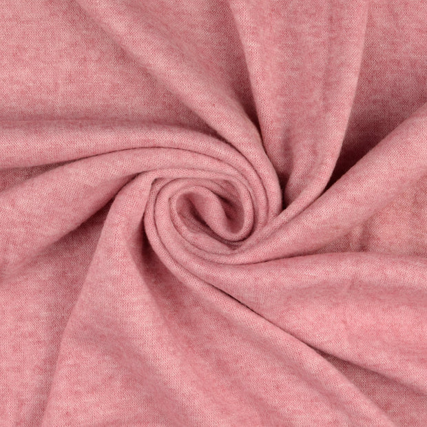 Harmony Knits Pink Viscose Polyester Polyamide Knitted Jersey Fabric Twist