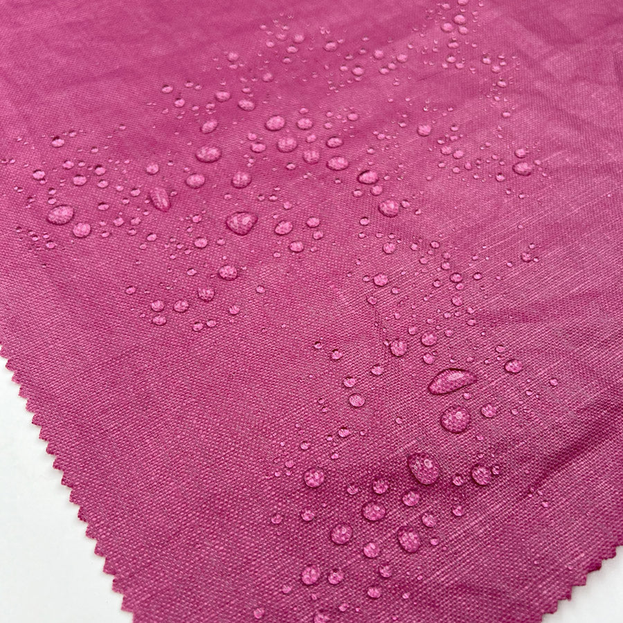Heavy Duty Linen Pink Italian Water Resistant Coating Fabric