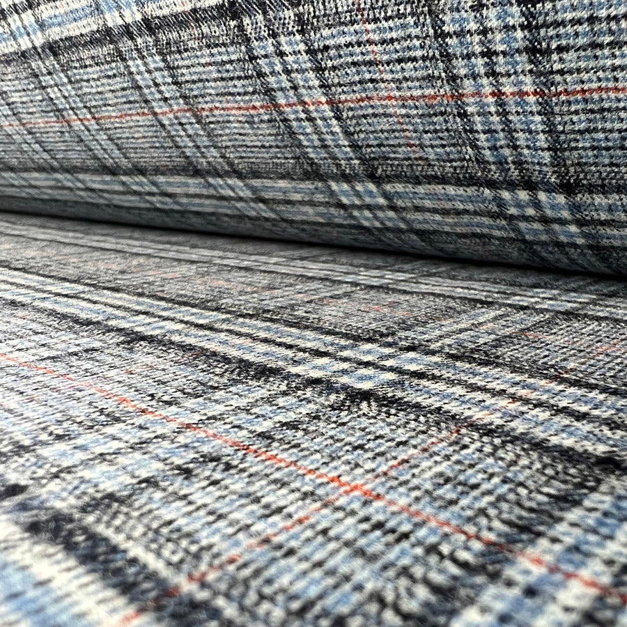 Hey Ho Wool Check Suiting Fabric Roll