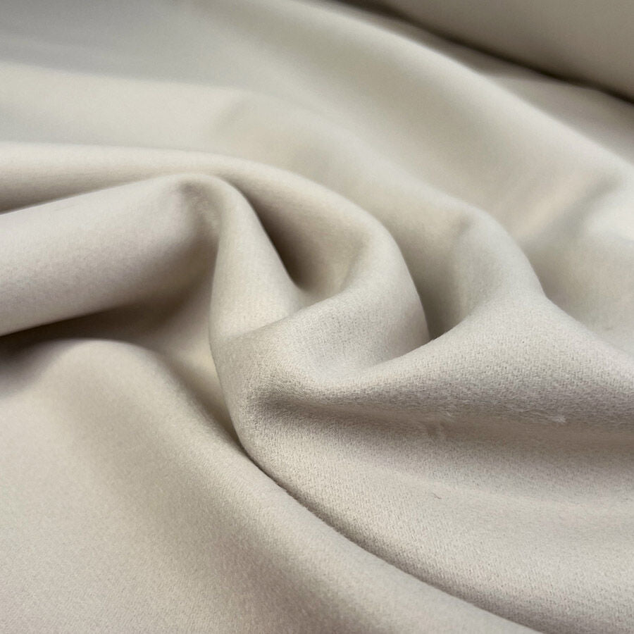 Humphrey Wool Cashmere Pale Italian Deadstock Coating Fabric