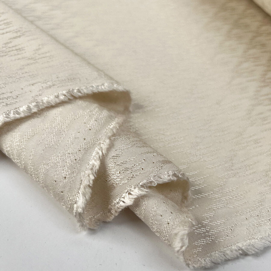 Italian Viscose Jacquard Dress Fabric Champagne Bubbles Fold