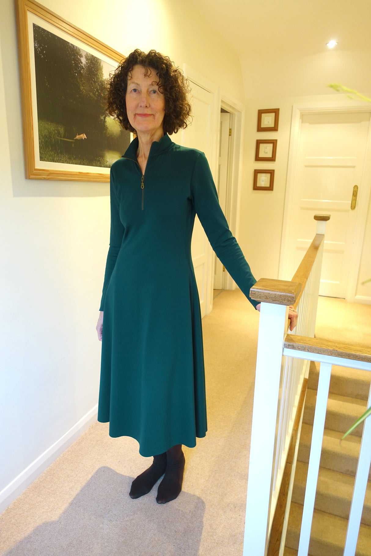 Janet Ponte Dress Emerald