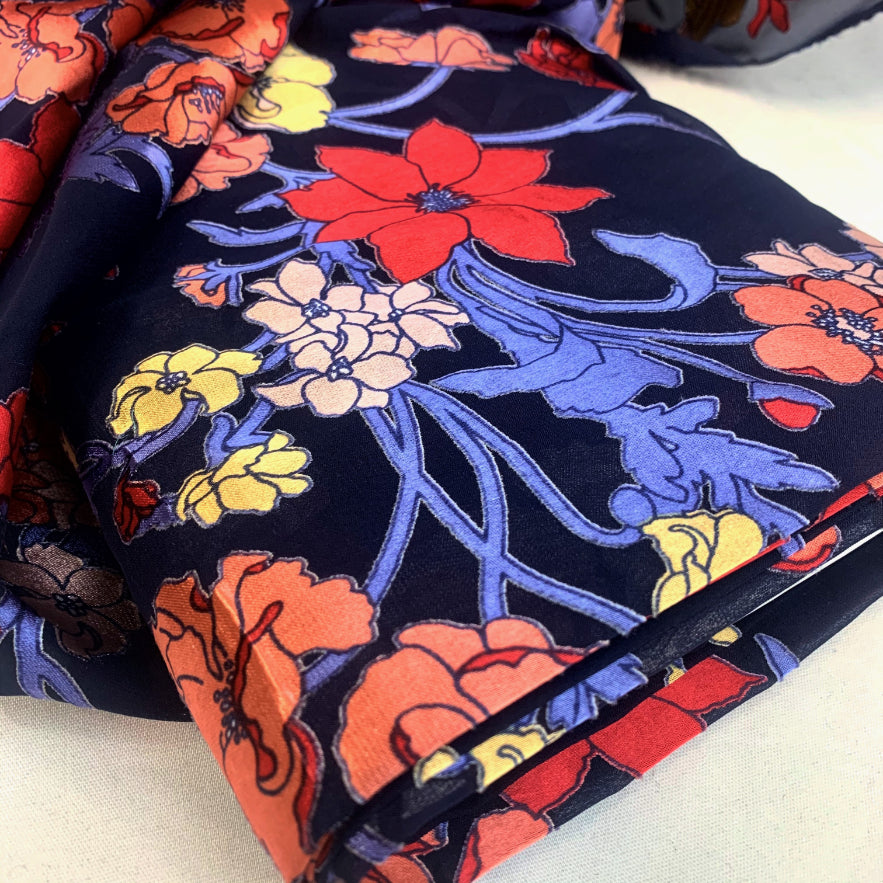 Jk Arian Blue Floral Burned Out Polyester John Kaldor Dress Fabric Close Up Fabric Photo Fabe57B8 Acc3 4631 B794 8C9A0061Fc74