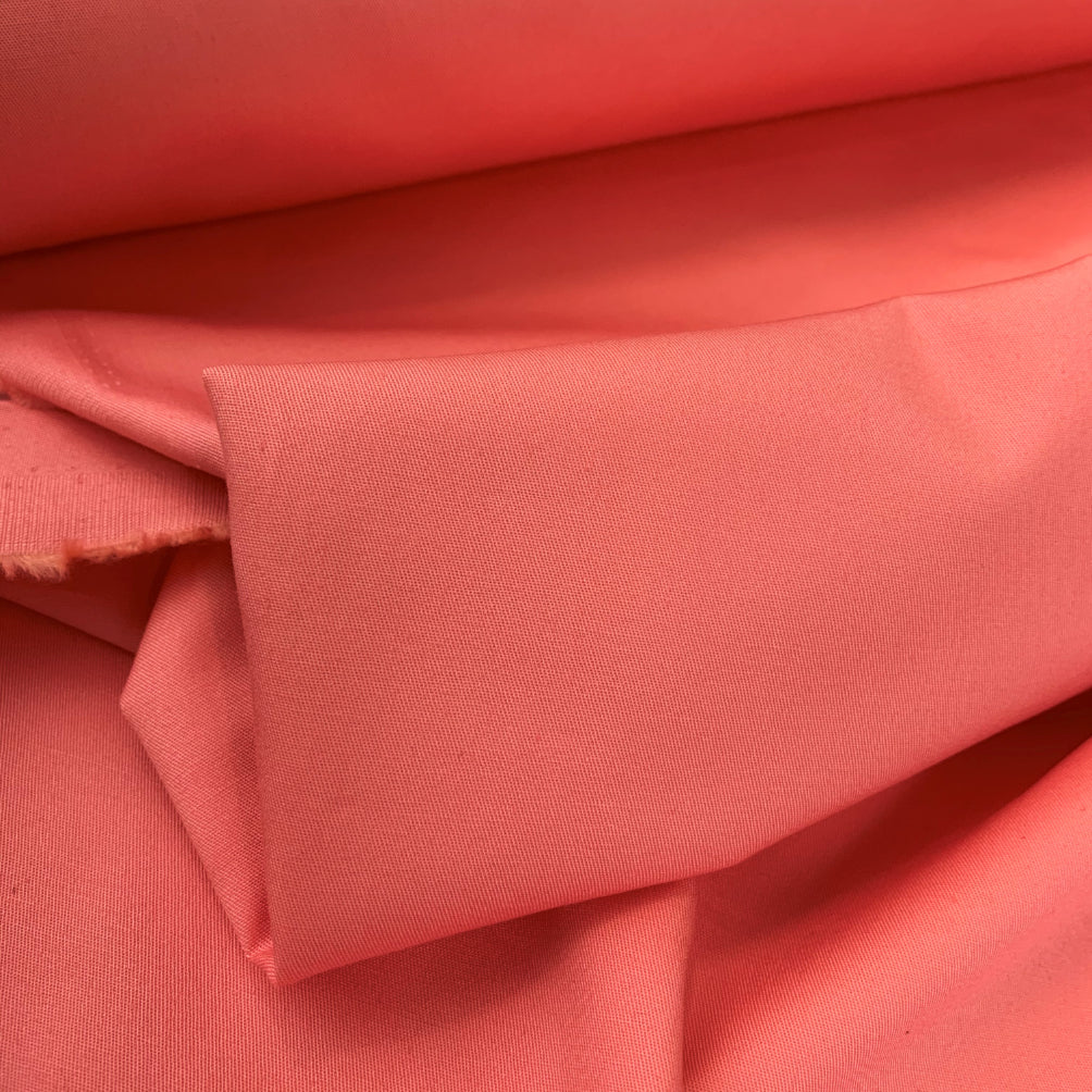 Jk Mamaris Coral Cotton Stretch Twilled Trousering Dress Fabric Close Up Fabric Photo