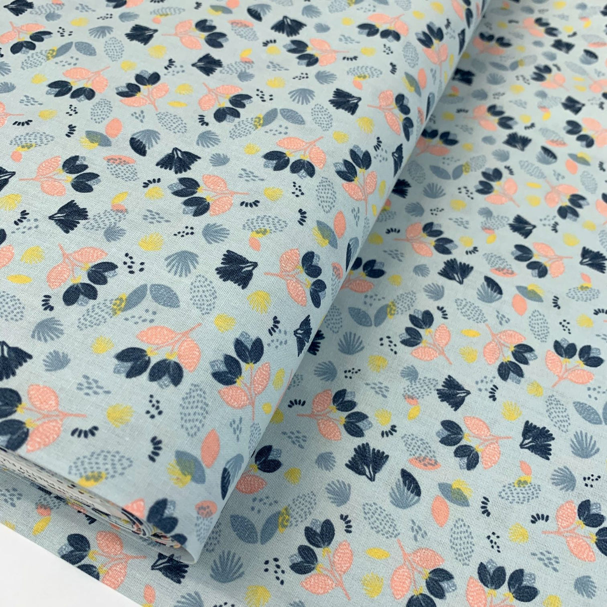 John Louden Winslet Blue Cotton Craft Fabric B
