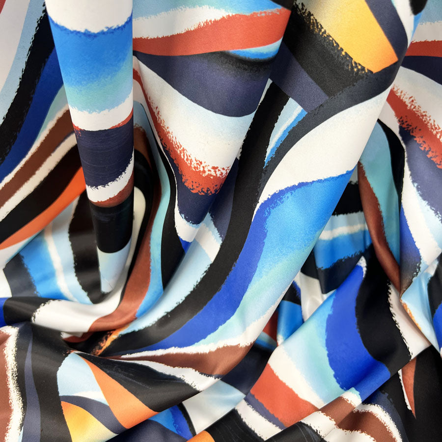 John Kaldor Satin Elastane Fabric Cruz Hang