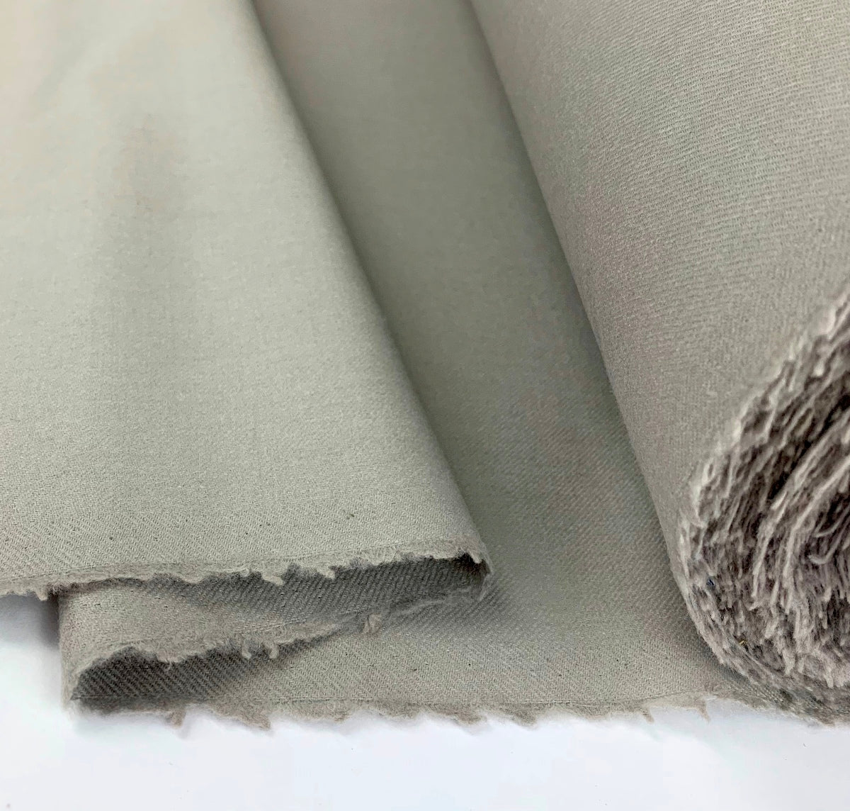 Lawrence Stone Grey 67 Wool 20 Angora 10 Cashmere And 3 Elastane Suiting Fabric Roll