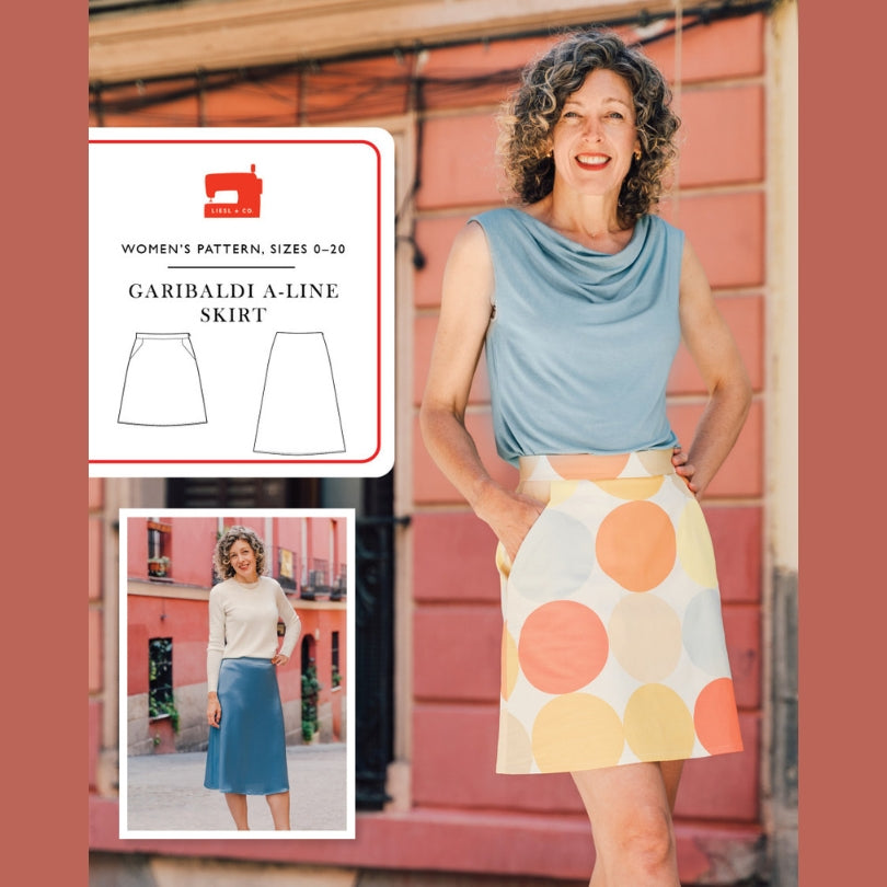 Liesl And Co Garibaldi A Line Skirt Cover