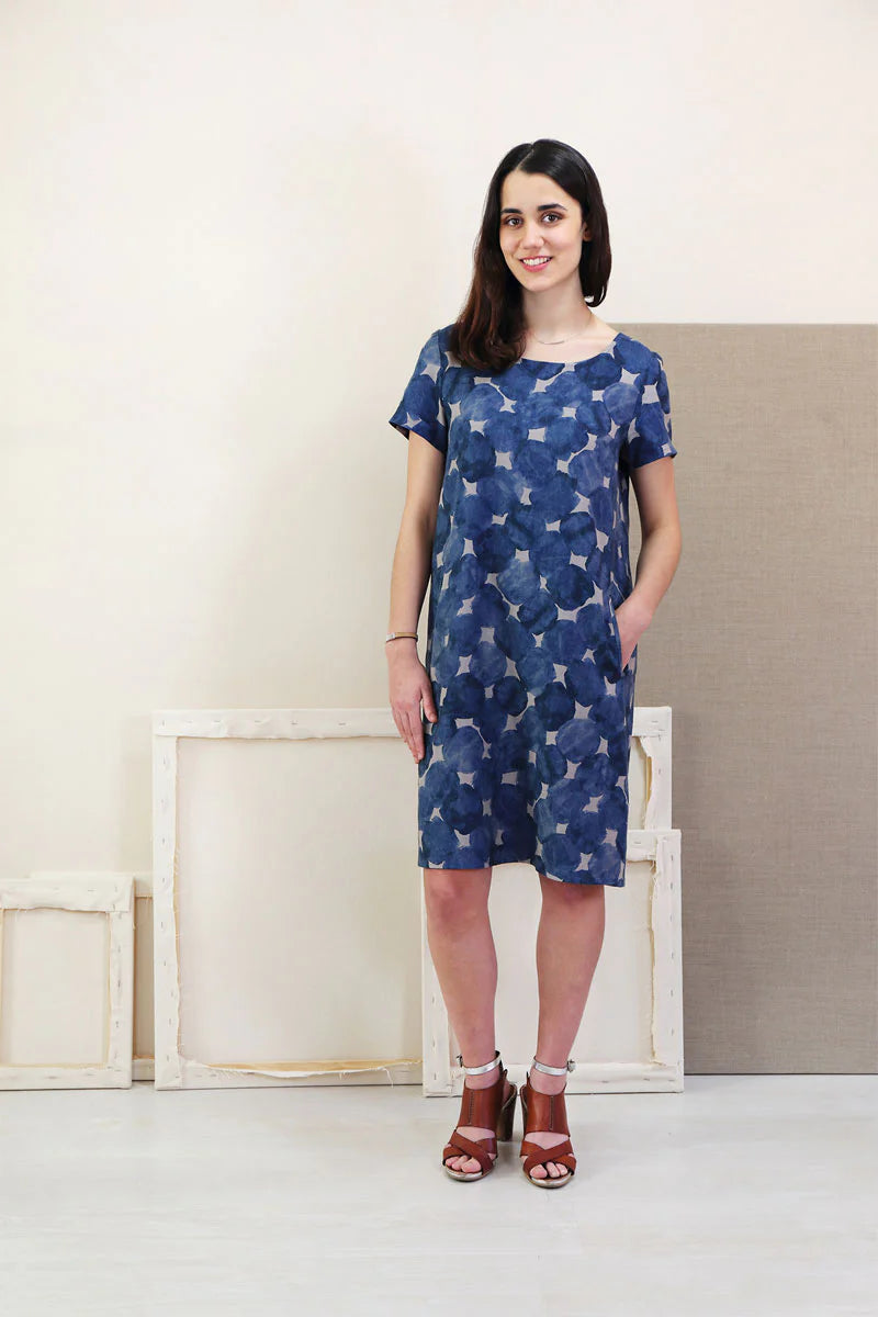 Liesl And Co Gelato Blouse Dress Pattern 1