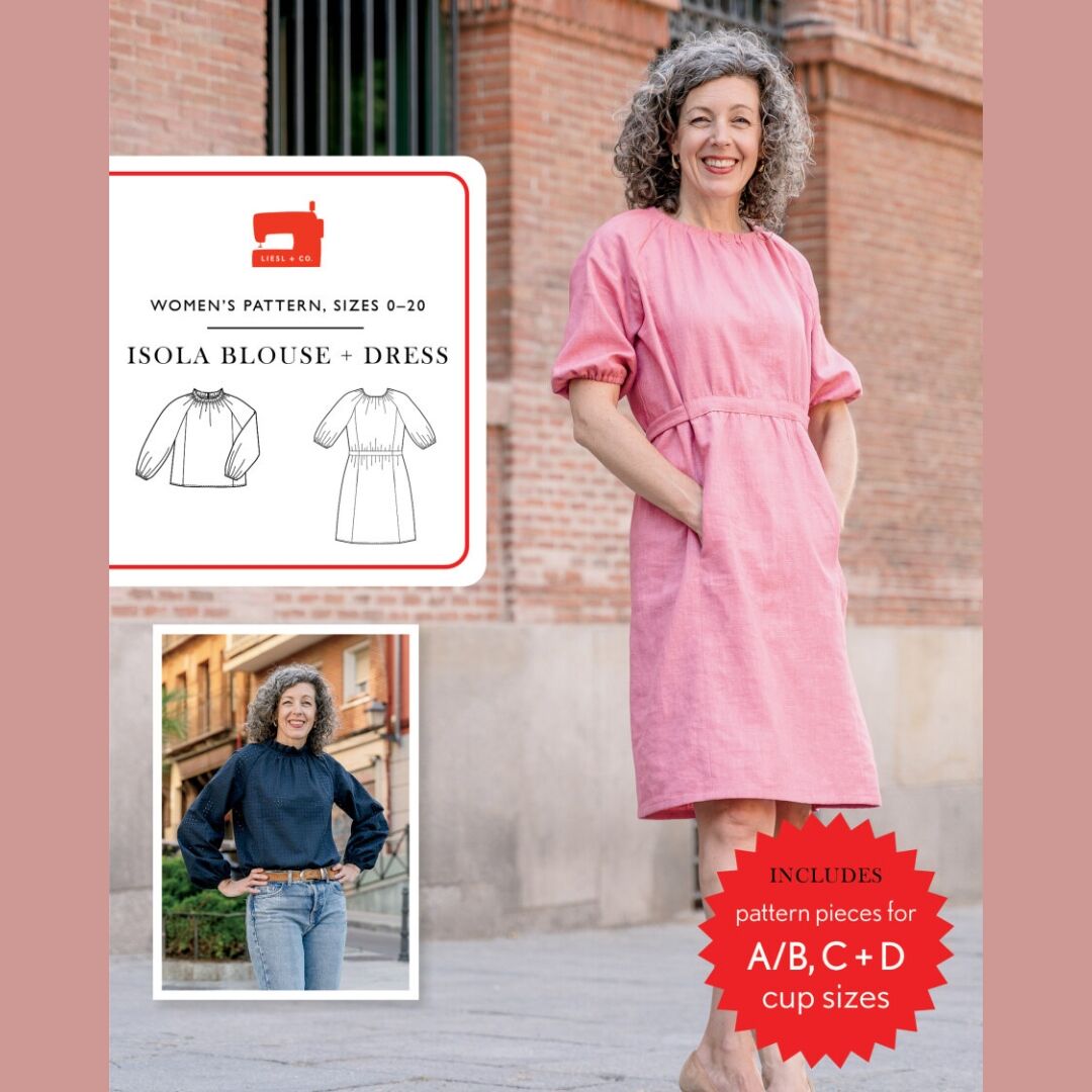 Liesl And Co Isola Blouse Dress Pattern Cover