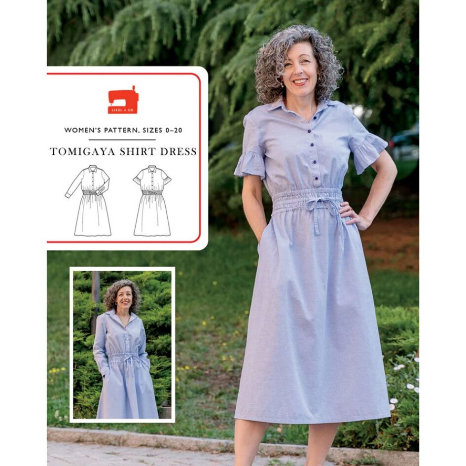 Liesl And Co Tomigaya Shirt Dress Pattern Cover