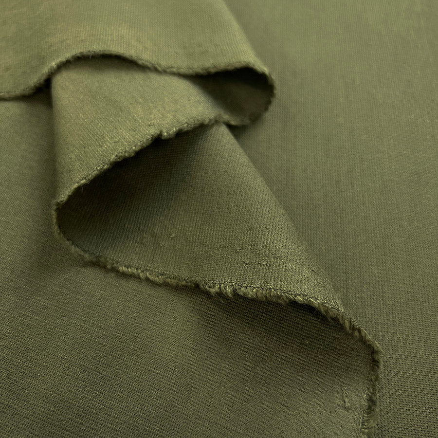 Luxury Ponte Green Oeko Tex Dressmaking Fabric Fold De494F78 71B7 4A70 9Ac9 32F067977Bb2