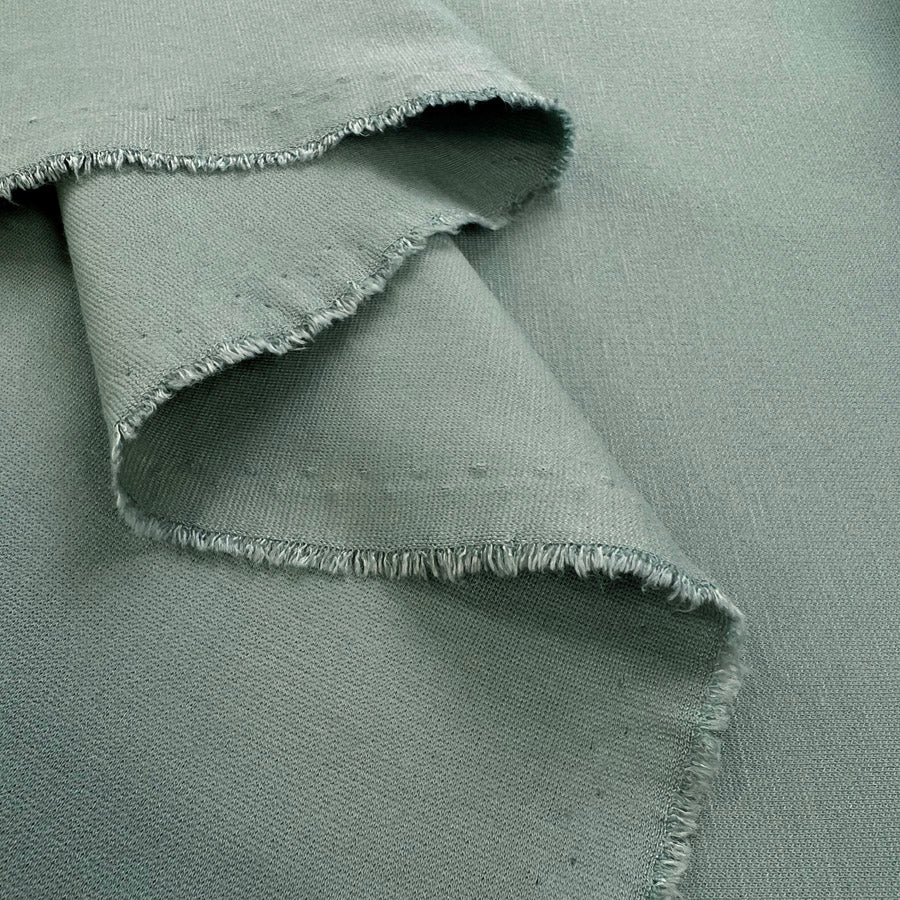 Luxury Ponte Pistachio Oeko Tex Dressmaking Fabric Fold